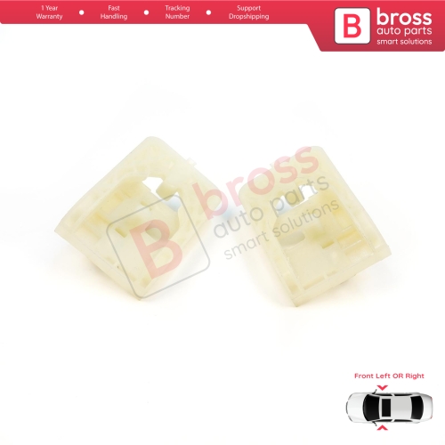 Window Regulator Repair Clips 1+2 Front Left or Right for Ford Focus MK3 Opel Astra J VW Golf MK7 5G 4/5 Door