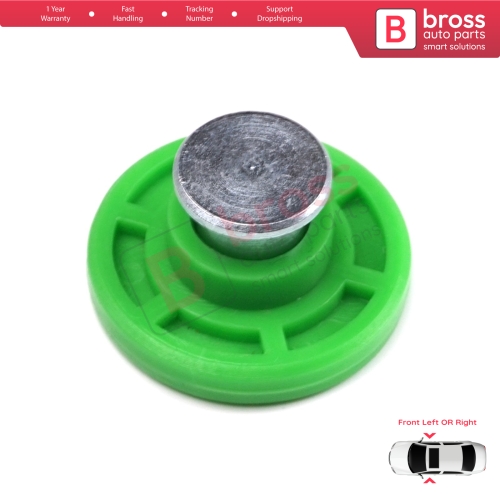 Scissor Style Window Regulator Lifting Mechanism Idler Pulley Front Door for BMW 3 Series E30 1982-1992 51321932393