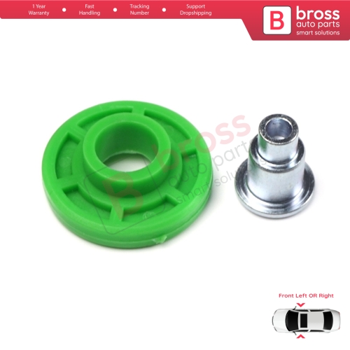 Scissor Style Window Regulator Lifting Mechanism Idler Pulley Front Door for BMW 3 Series E30 1982-1992 51321932393
