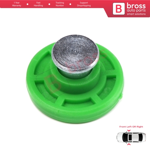 Scissor Style Window Regulator Lifting Mechanism Idler Pulley Front Door for BMW 3 Series E30 1982-1992 51321932393