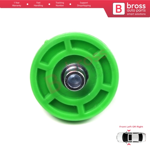 Scissor Style Window Regulator Lifting Mechanism Idler Pulley Front Door for BMW 3 Series E30 1982-1992 51321932393