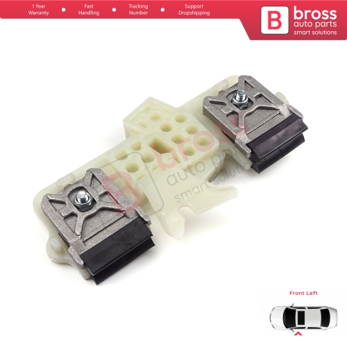 Power Window Regulator Repair Clips Front Left for Ford Fiesta MK5 JH JD BE256 2001-2008 4/5 Door 2S61A23201