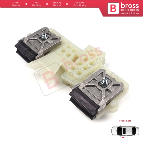 Power Window Regulator Repair Clips Front Left for Ford Fiesta MK5 JH JD BE256 2001-2008 4/5 Door 2S61A23201