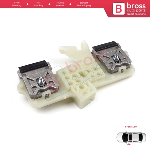 Power Window Regulator Repair Clips Front Left for Ford Fiesta MK5 JH JD BE256 2001-2008 4/5 Door 2S61A23201