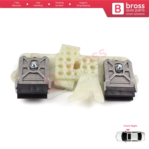 Power Window Regulator Repair Clips Front Right for Ford Fiesta MK5 JH JD BE256 2001-2008 4/5 Door 2S61A23200