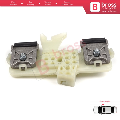 Power Window Regulator Repair Clips Front Right for Ford Fiesta MK5 JH JD BE256 2001-2008 4/5 Door 2S61A23200