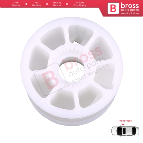 Window Regulator Repair Wheel Front Right Door for VW Transporter T5 Caravelle Multivan 2003-2015 7H0837754