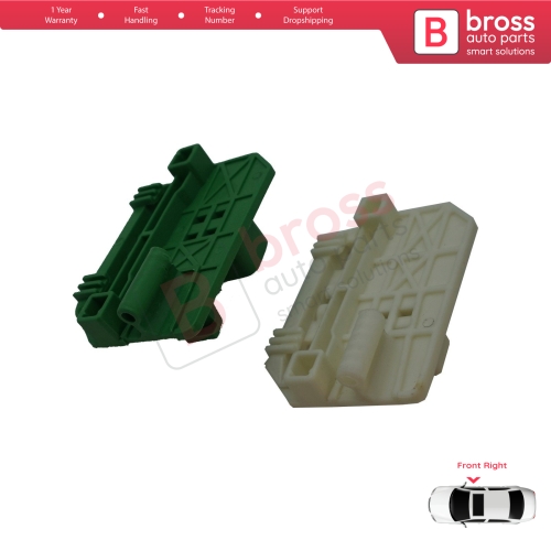 Window Regulator Repair Clips Right for Renault Trucks Premium Kerax Midlum DAF LF 45 55 Volvo FL II FE 1400754