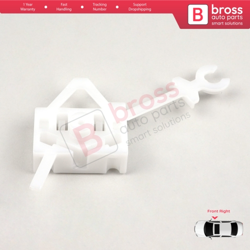 Window Regulator Repair Clips Front Right Door for Iveco EuroBus Fiat Panda MK3 169 2003-2012 3/5 Door 46803651