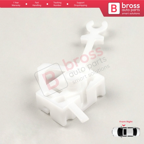 Window Regulator Repair Clips Front Right Door for Iveco EuroBus Fiat Panda MK3 169 2003-2012 3/5 Door 46803651