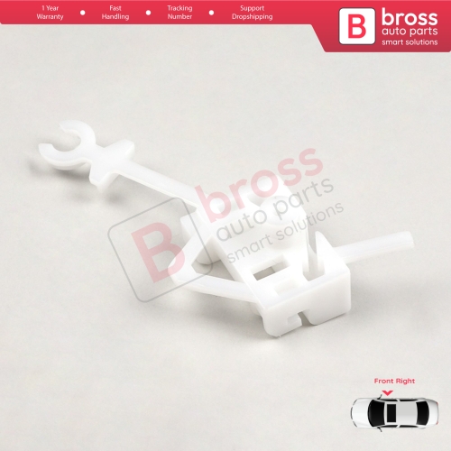 Window Regulator Repair Clips Front Right Door for Iveco EuroBus Fiat Panda MK3 169 2003-2012 3/5 Door 46803651