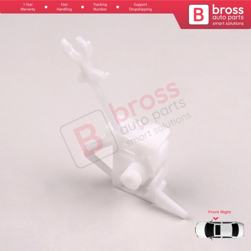 Window Regulator Repair Clips Front Right Door for Iveco EuroBus Fiat Panda MK3 169 2003-2012 3/5 Door 46803651