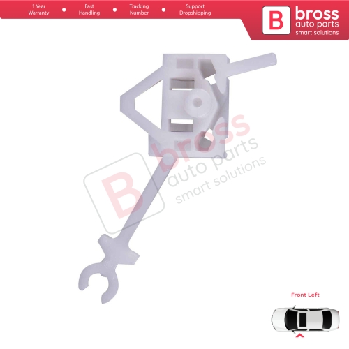 Window Regulator Repair Clips Front Left Door for Iveco EuroBus Fiat Panda MK3 169 2003-2012 3/5 Door 46803652