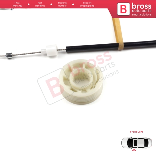 Window Regulator Repair Kit Front Left Door for BMW 5 Series E39 04/1999-2004 4/5 Door Facelift  51338236860