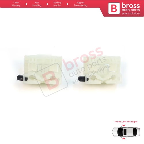 2 Pieces Window Regulator Repair Clips Front Door for Chevrolet Cruze MK1 2008-2016 Volt MK1 2010-2015 95382556