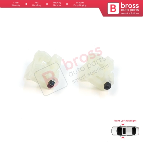 2 Pieces Window Regulator Repair Clips Front Door for Chevrolet Cruze MK1 2008-2016 Volt MK1 2010-2015 95382556