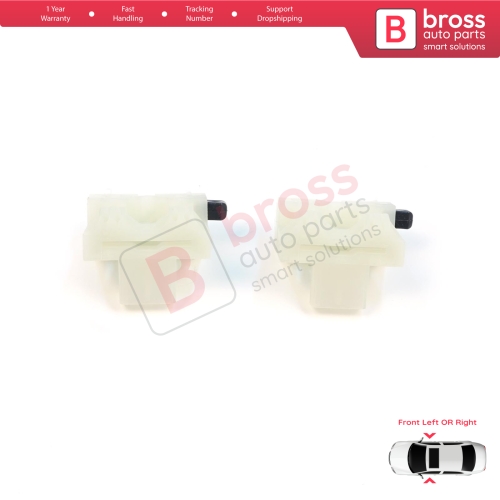 2 Pieces Window Regulator Repair Clips Front Door for Chevrolet Cruze MK1 2008-2016 Volt MK1 2010-2015 95382556