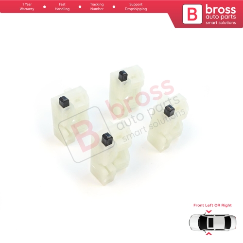 4 Pieces Window Regulator Repair Clips Front Door for Chevrolet Cruze MK1 2008-2016 Volt MK1 2010-2015 95382556