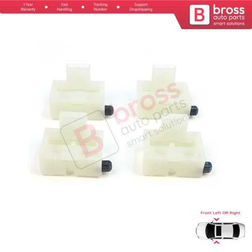 4 Pieces Window Regulator Repair Clips Front Door for Chevrolet Cruze MK1 2008-2016 Volt MK1 2010-2015 95382556