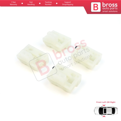 4 Pieces Window Regulator Repair Clips Front Door for Chevrolet Cruze MK1 2008-2016 Volt MK1 2010-2015 95382556