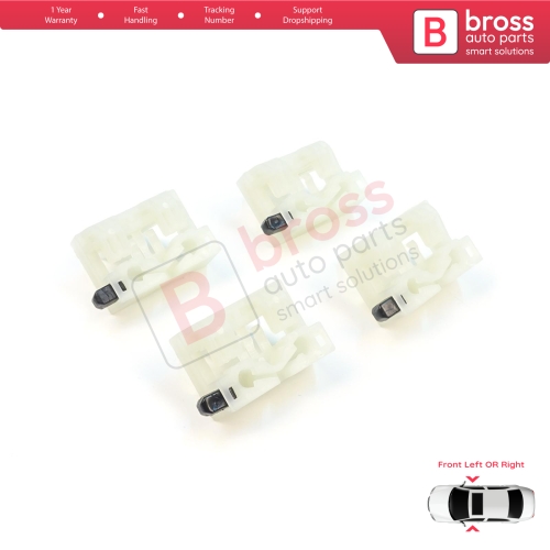 4 Pieces Window Regulator Repair Clips Front Door for Chevrolet Cruze MK1 2008-2016 Volt MK1 2010-2015 95382556