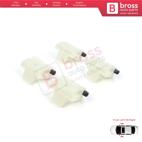 4 Pieces Window Regulator Repair Clips Front Door for Chevrolet Cruze MK1 2008-2016 Volt MK1 2010-2015 95382556