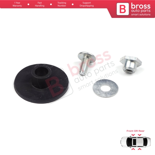 Window Regulator Glass Rail Mount Bracket for Mercedes C Class W203 S203 CL203 CLC 2037200114