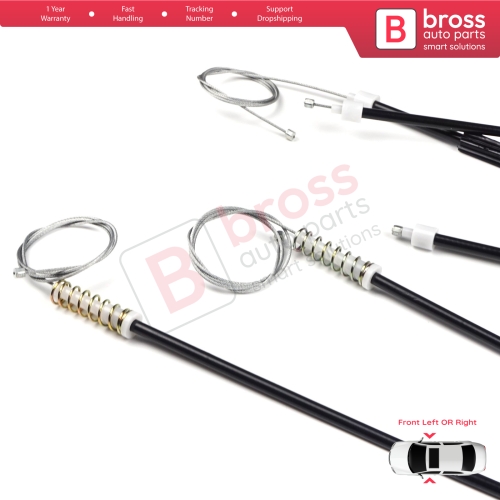 Window Regulator Repair Kit Front Left or Right for Audi A5 S5 MK1 8T3 2007-2017 Coupe 8T0837461 8T0837462