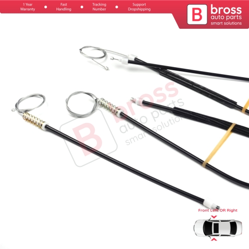 Window Regulator Repair Kit Front Left or Right for Audi A5 S5 MK1 8T3 2007-2017 Coupe 8T0837461 8T0837462