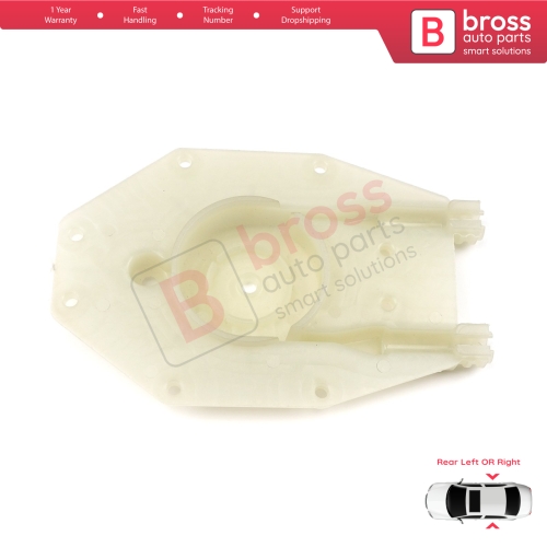Window Regulator Repair Motor Wheel House Rear Door for BMW 5 Series E39 1996-03/1999 4/5 Door Pre-Facelift 51358159835