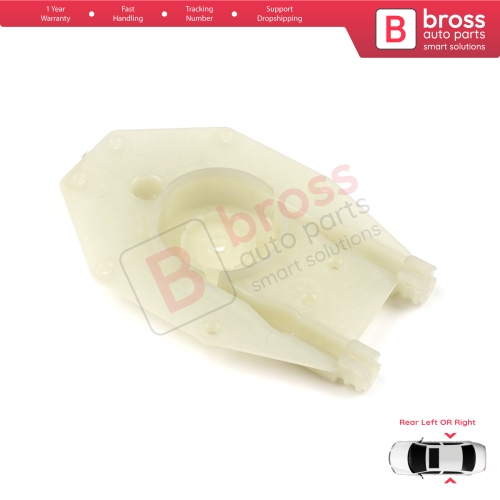 Window Regulator Repair Motor Wheel House Rear Door for BMW 5 Series E39 1996-03/1999 4/5 Door Pre-Facelift 51358159835