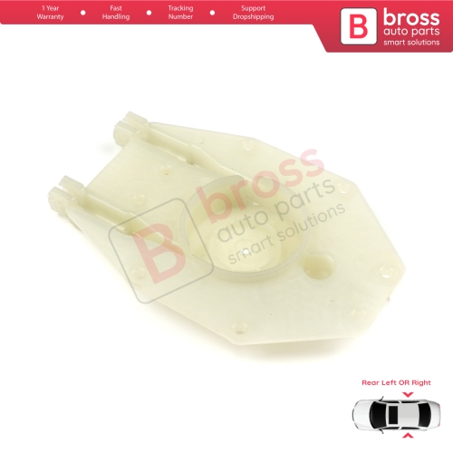 Window Regulator Repair Motor Wheel House Rear Door for BMW 5 Series E39 1996-03/1999 4/5 Door Pre-Facelift 51358159835