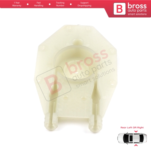 Window Regulator Repair Motor Wheel House Rear Door for BMW 5 Series E39 1996-03/1999 4/5 Door Pre-Facelift 51358159835