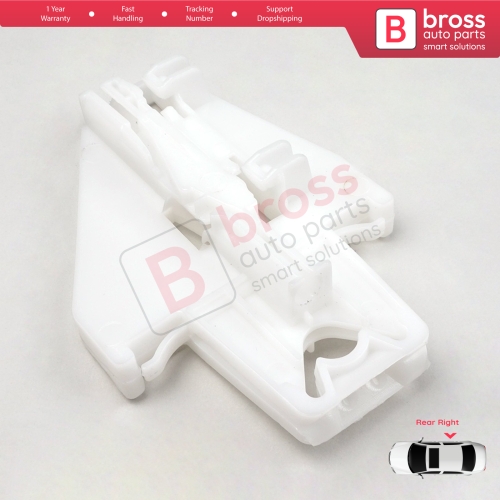 Window Regulator Repair Clips Rear Right for Seat Toledo MK2 1M2 Leon MK1 1M1 Skoda Fabia MK1 6Y 4/5 Door Praktik Van 1M0839462A