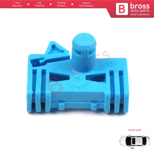 Window Regulator Repair Clips Left Door for Renault Clio MK2 BB CB SB 1998-2012 2/3-Door HB Coupe Van 7700842247