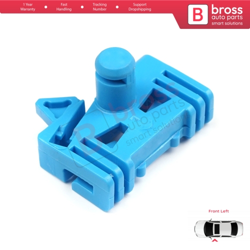 Window Regulator Repair Clips Left Door for Renault Clio MK2 BB CB SB 1998-2012 2/3-Door HB Coupe Van 7700842247