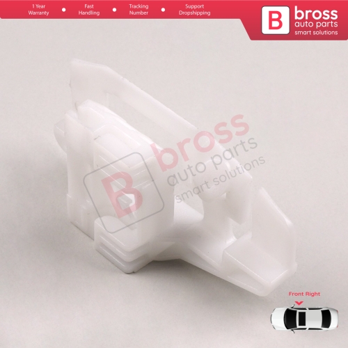 Window Regulator Repair Clips Front Right Door for Renault Scenic MK2 JM0/1 Modus F/JP0 Citroen C3 MK1 FC FN Xsara N2 N0 8200118775
