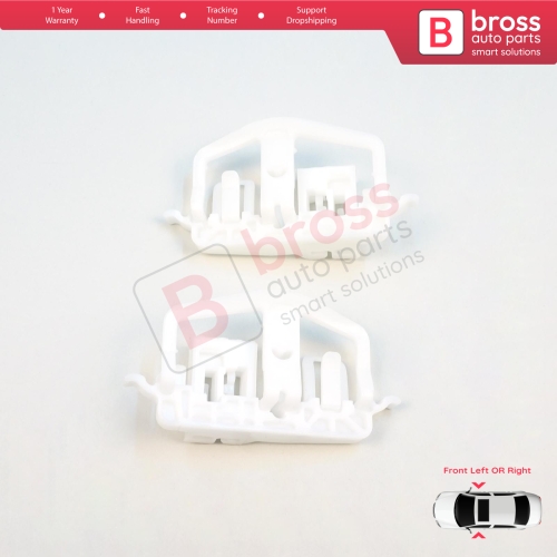 Window Regulator Repair Clips A+B Left or Right Door for Ford Fiesta MK5 JD JH WS BE256 2002–2008 2/3 Door Hatchback Coupe Van 2S51B23200