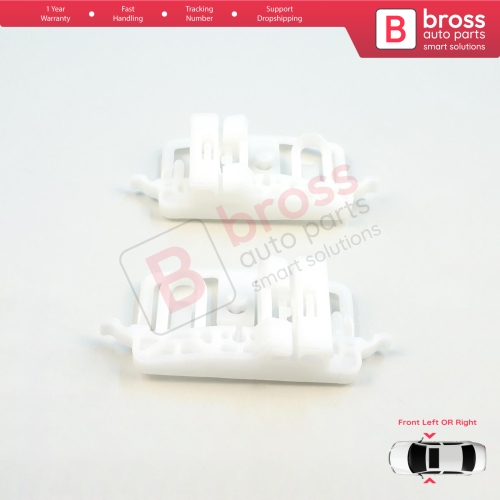 Window Regulator Repair Clips A+B Left or Right Door for Ford Fiesta MK5 JD JH WS BE256 2002–2008 2/3 Door Hatchback Coupe Van 2S51B23200