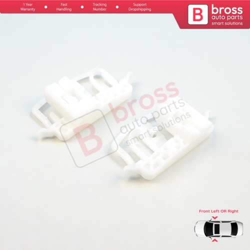 Window Regulator Repair Clips A+B Left or Right Door for Ford Fiesta MK5 JD JH WS BE256 2002–2008 2/3 Door Hatchback Coupe Van 2S51B23200