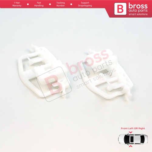 Window Regulator Repair Clips A+B Left or Right Door for Ford Fiesta MK5 JD JH WS BE256 2002–2008 2/3 Door Hatchback Coupe Van 2S51B23200