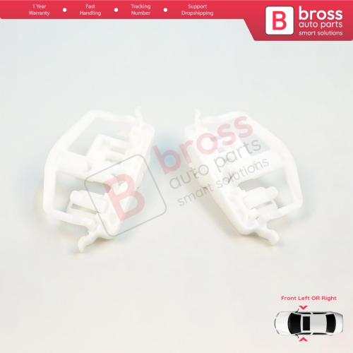 Window Regulator Repair Clips A+B Left or Right Door for Ford Fiesta MK5 JD JH WS BE256 2002–2008 2/3 Door Hatchback Coupe Van 2S51B23200