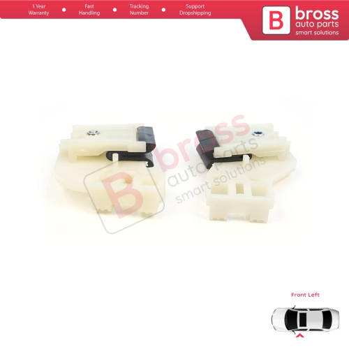 Window Regulator Repair Clips Front Left L1+L2  for VW Polo MK4 6Q 9A 9N 9N3 9A4 4/5-Door Hatchback Sedan 6Q4837461