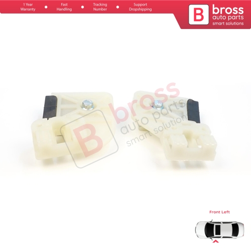 Window Regulator Repair Clips Front Left L1+L2  for VW Polo MK4 6Q 9A 9N 9N3 9A4 4/5-Door Hatchback Sedan 6Q4837461