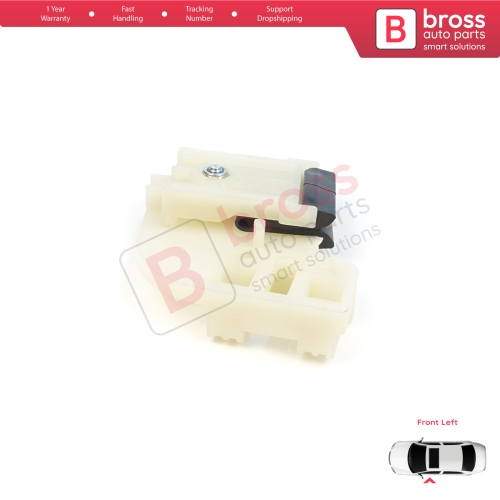Window Regulator Repair Clips Front Left L1 for VW Polo MK4 6Q 9A 9N 9N3 9A4 4/5-Door Hatchback Sedan 6Q4837461
