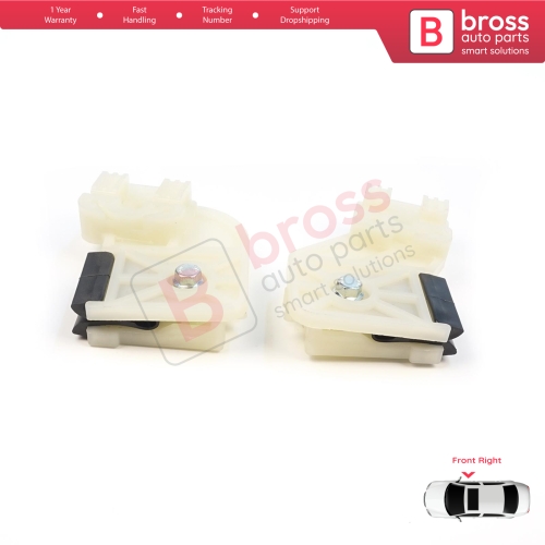 Window Regulator Repair Clips Front Right R1+R2 Door for VW Polo MK4 6Q 9A 9N 9N3 9A4 4/5-Door Hatchback Sedan 6Q4837462