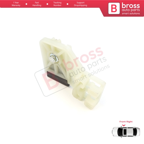Window Regulator Repair Clips Front Right R2 Door for VW Polo MK4 6Q 9A 9N 9N3 9A4 4/5-Door Hatchback Sedan 6Q4837462