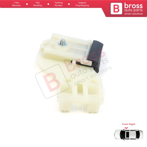 Window Regulator Repair Clips Front Right R2 Door for VW Polo MK4 6Q 9A 9N 9N3 9A4 4/5-Door Hatchback Sedan 6Q4837462