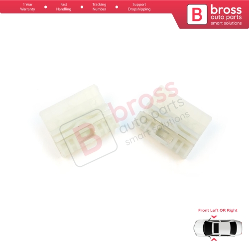 Window Regulator Repair Clips A+B Front for Audi A4 B6 B7 Seat Exeo 3R VW Touareg MK1 7L Porsche Cayenne MK1 8E0837461