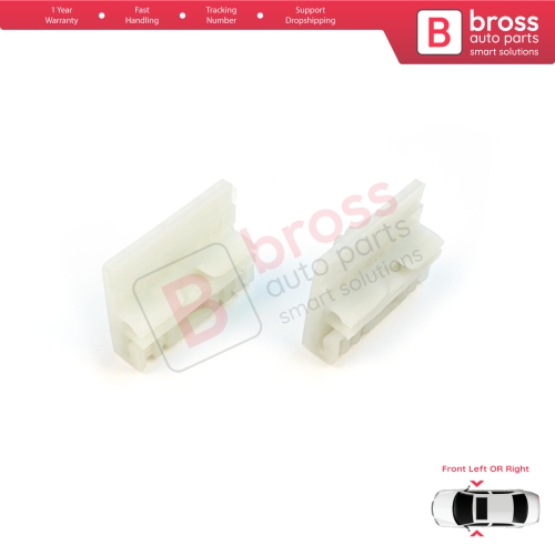 Window Regulator Repair Clips A+B Front for Audi A4 B6 B7 Seat Exeo 3R VW Touareg MK1 7L Porsche Cayenne MK1 8E0837461